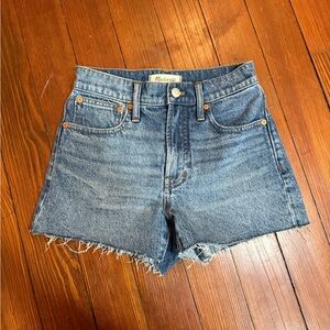 Madewell “The Perfect” Jean Shorts